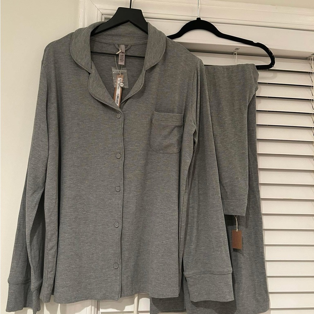 Skims Button-Up Pajama Set